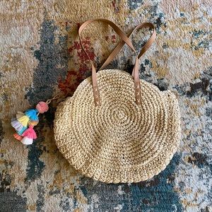 Straw Beach Bag Tote